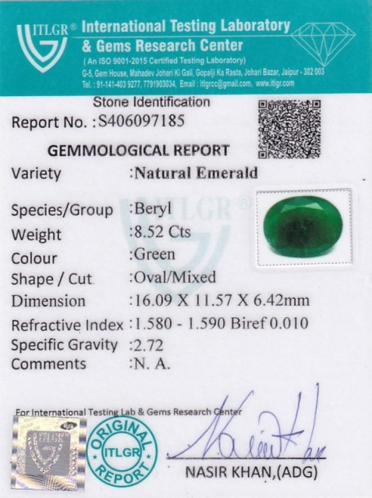 Emerald - 8.52 Carat