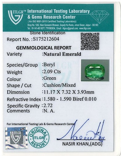 Emerald - 2.09 Carat