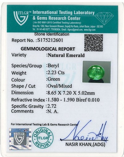 Emerald - 2.23 Carat