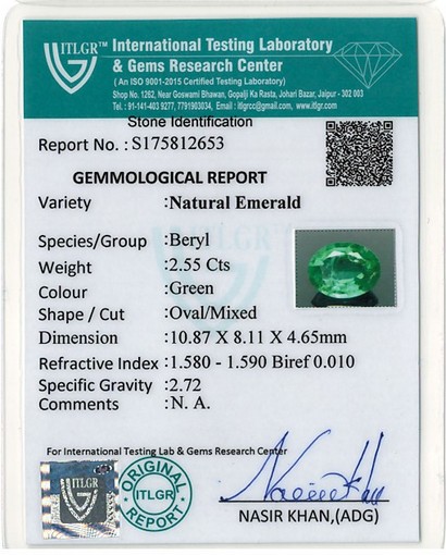 Emerald - 2.55 Carat