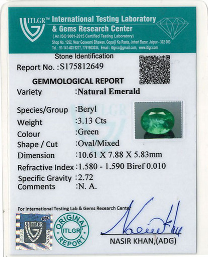 Emerald - 3.13 Carat