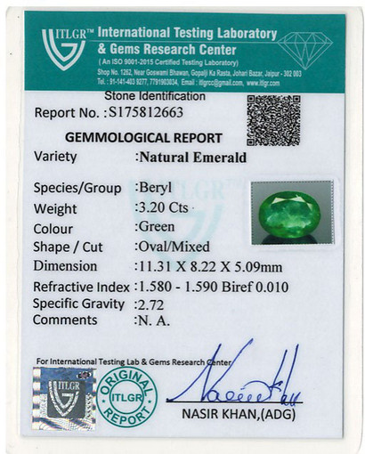 Emerald - 3.2 Carat