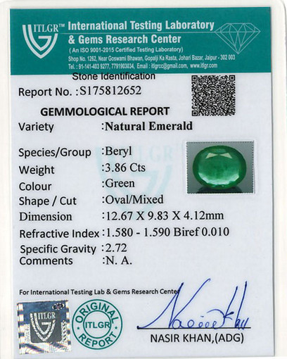 Emerald - 3.86 Carat