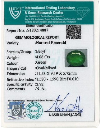 Emerald - 4.06 Carat