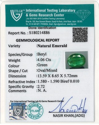 Emerald - 4.06 Carat