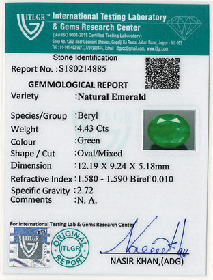 Emerald - 4.43 Carat