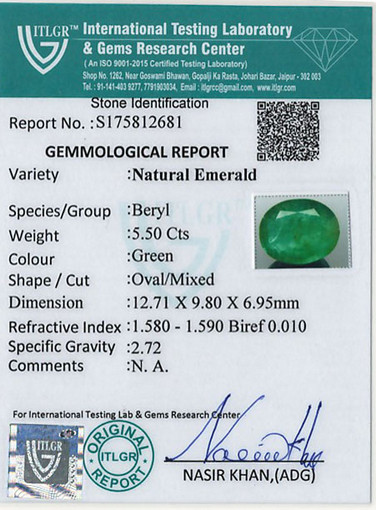 Emerald - 5.5 Carat