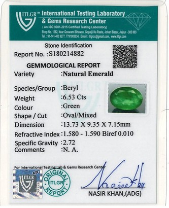 Emerald - 6.53 Carat