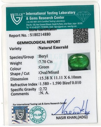 Emerald - 7.7 Carat