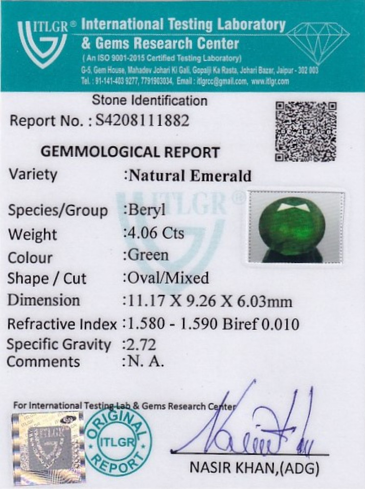 Emerald - 4.06 Carat