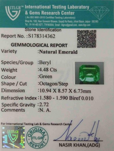 Emerald - 4.47 Carat