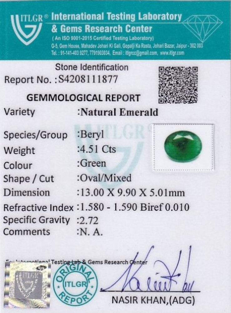Emerald - 4.51 Carat