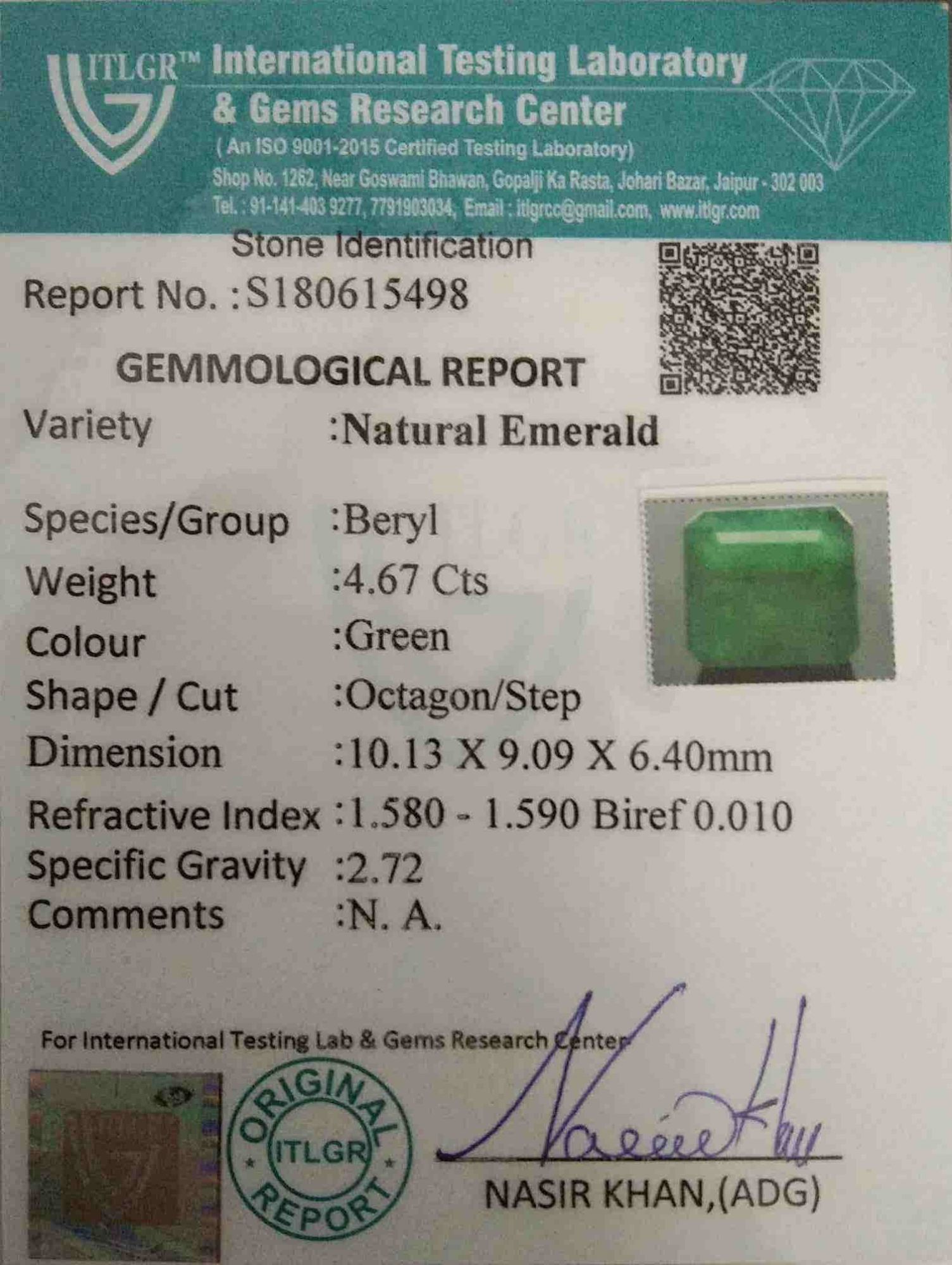 Emerald - 4.67 Carat