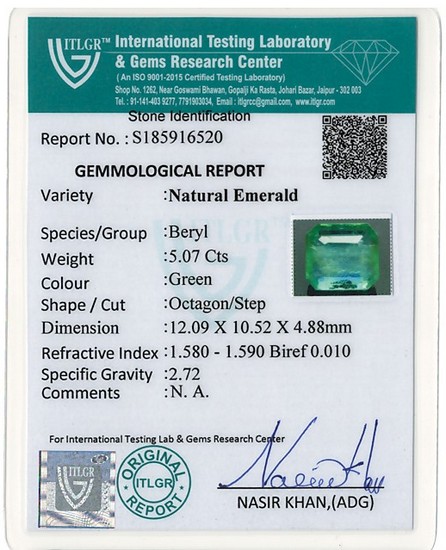 Emerald - 5.07 Carat
