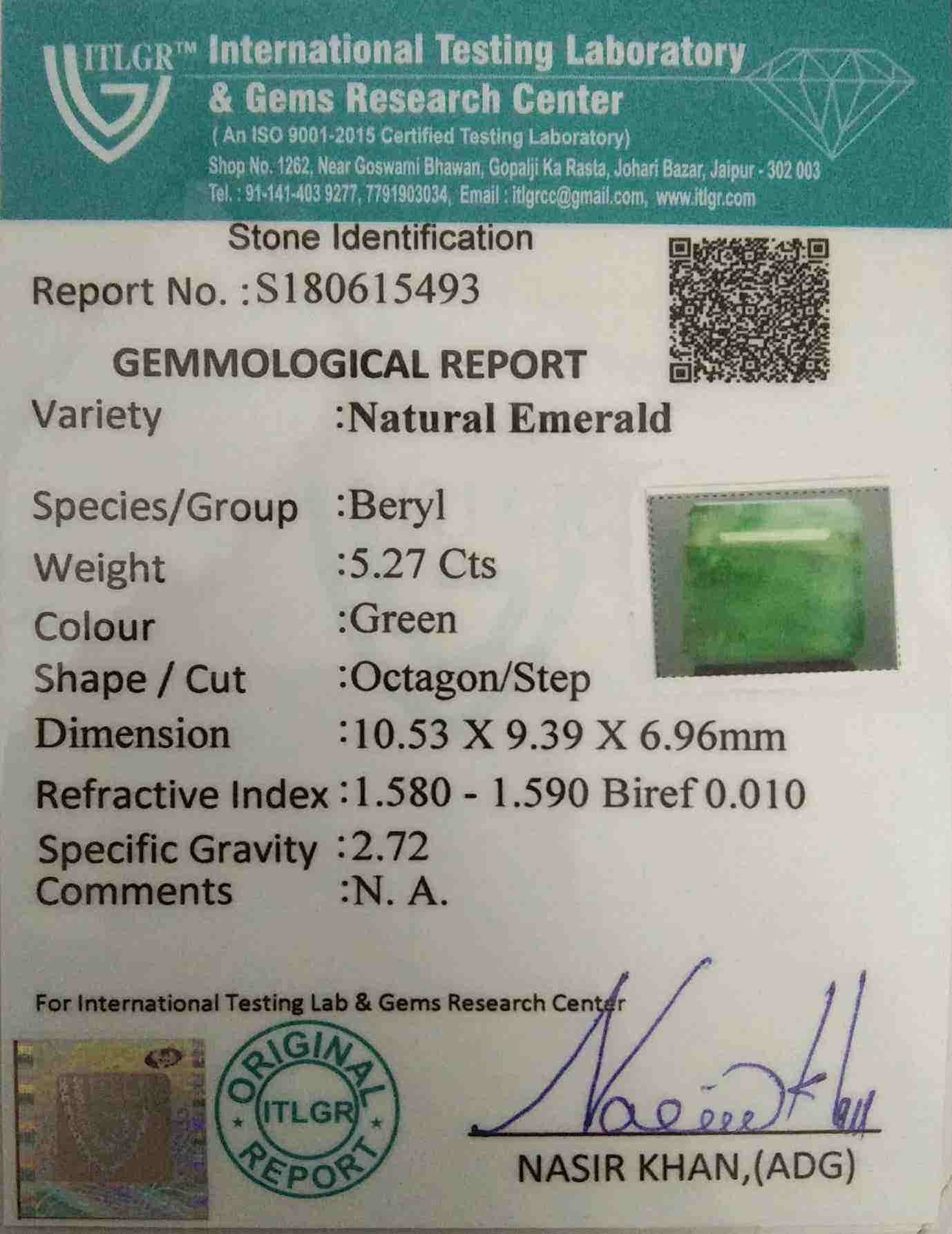 Emerald - 5.27 Carat