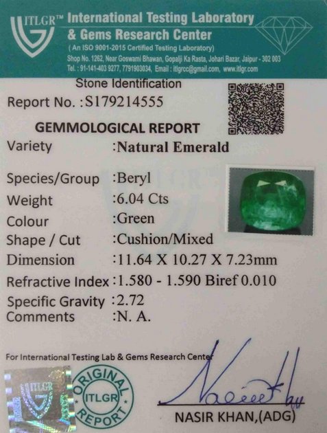 Emerald - 6.04 Carat