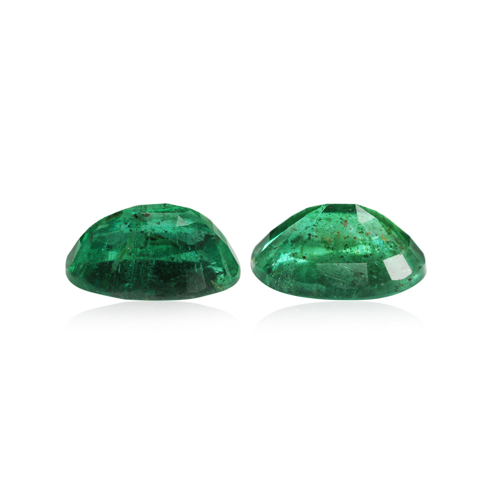 Emerald Pair - 6.42 Carat