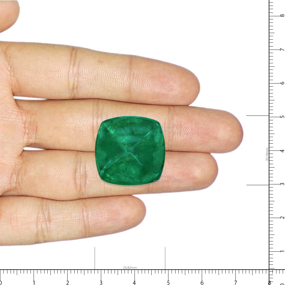 Emerald Cabochon - 49.57 Carat