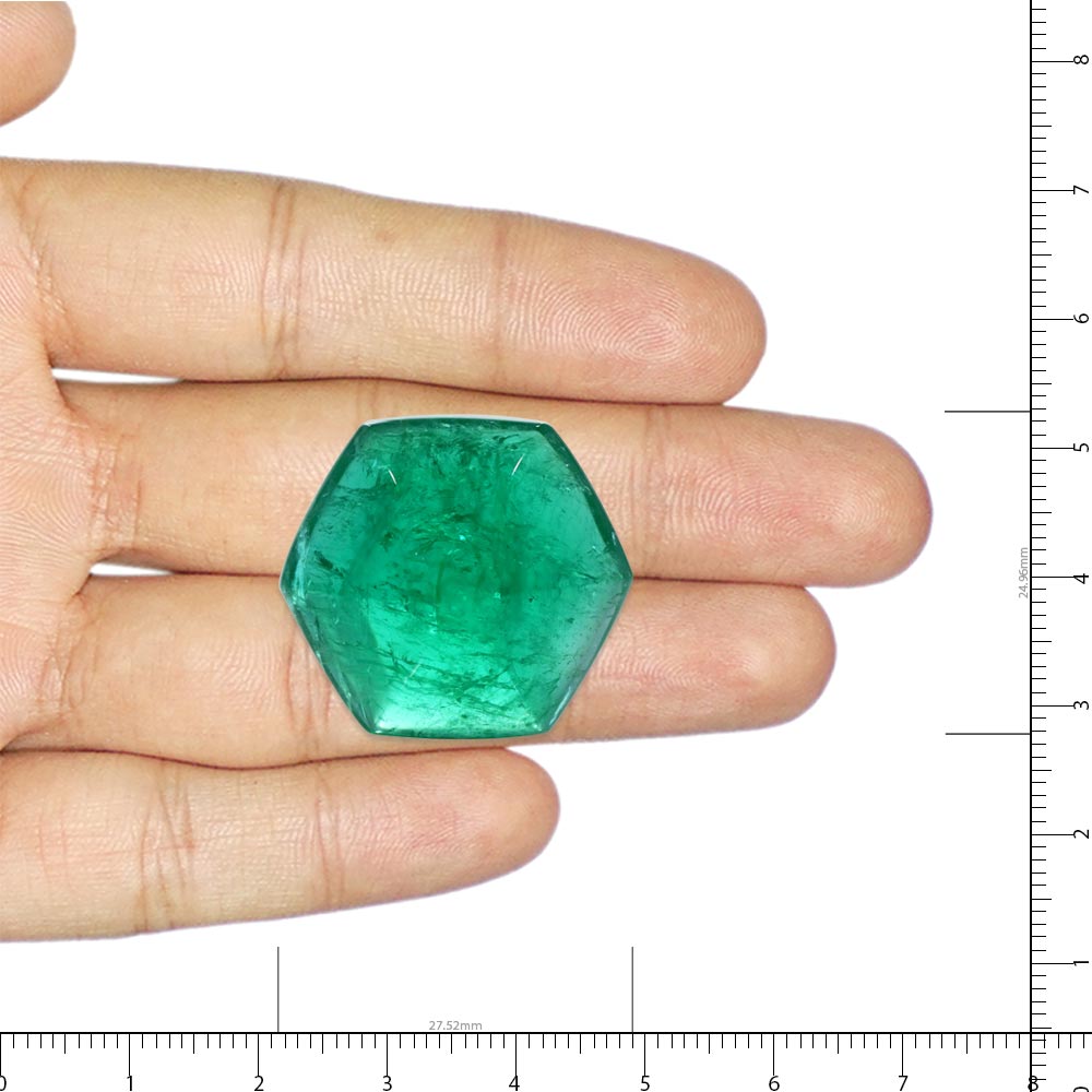 Emerald Cabochon - 50.20 Carat