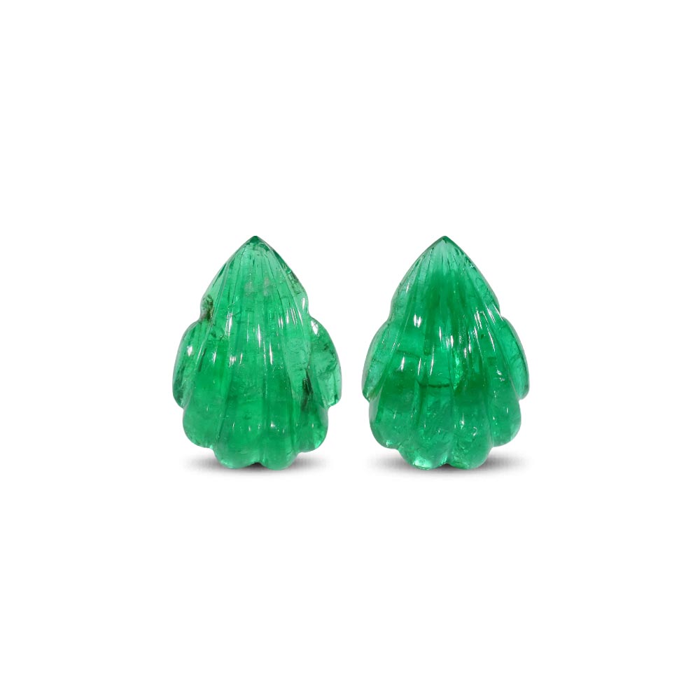Emerald Carving - 10.92 Carat