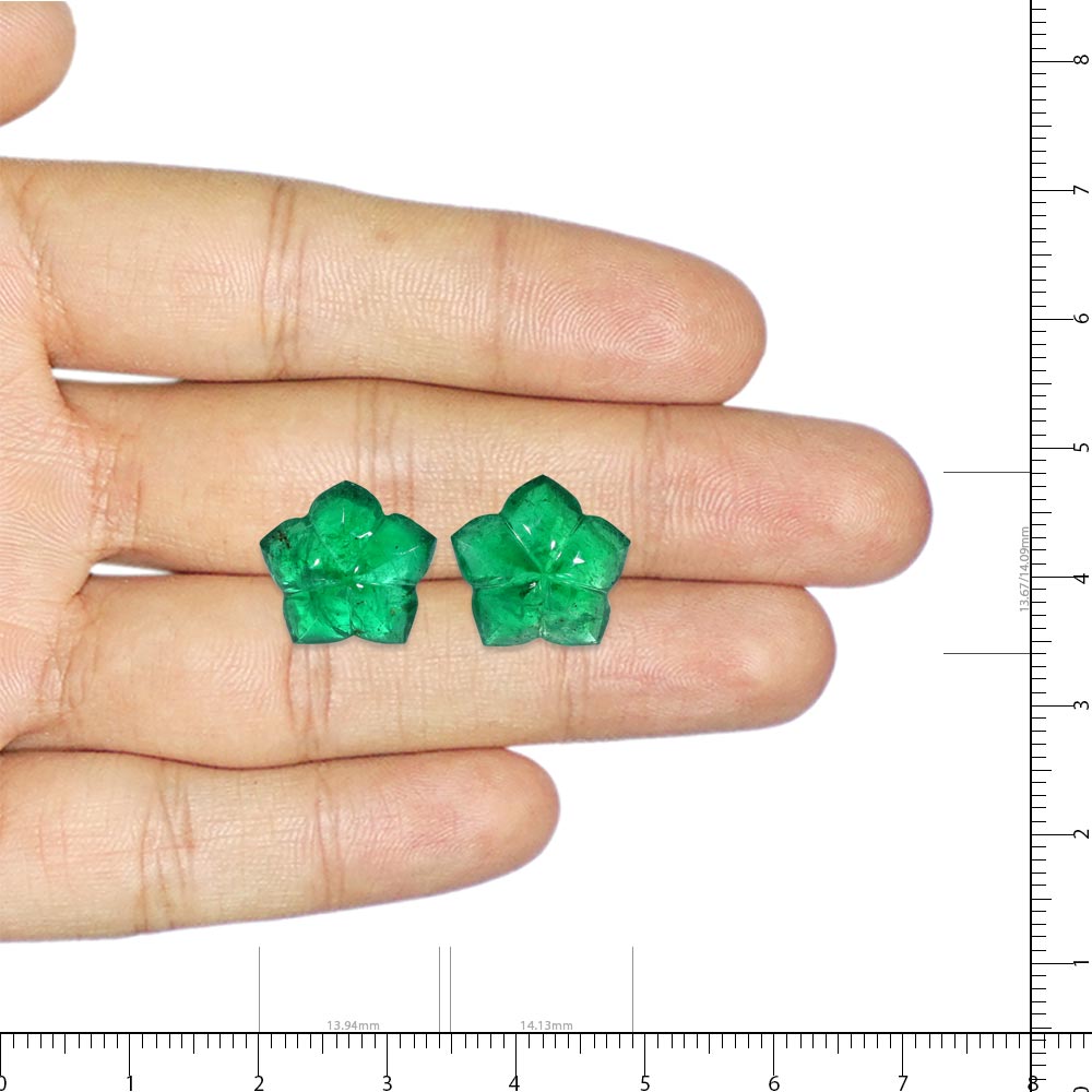 Emerald Carving - 13.54 Carat