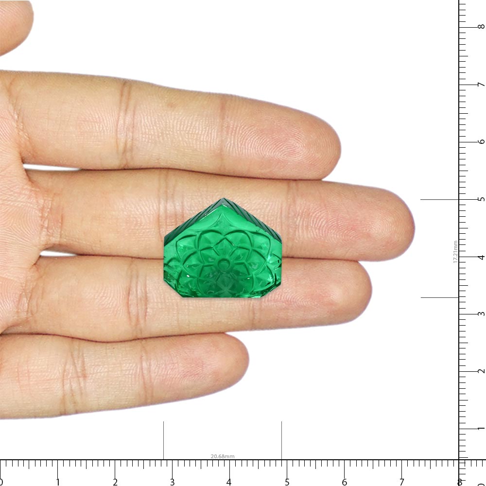 Emerald Carving - 19.2 Carat