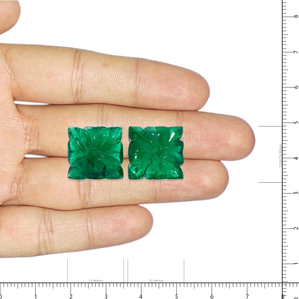 Emerald Carving - 31.66 Carat
