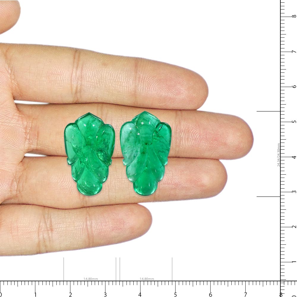 Emerald Carving - 32.11 Carat