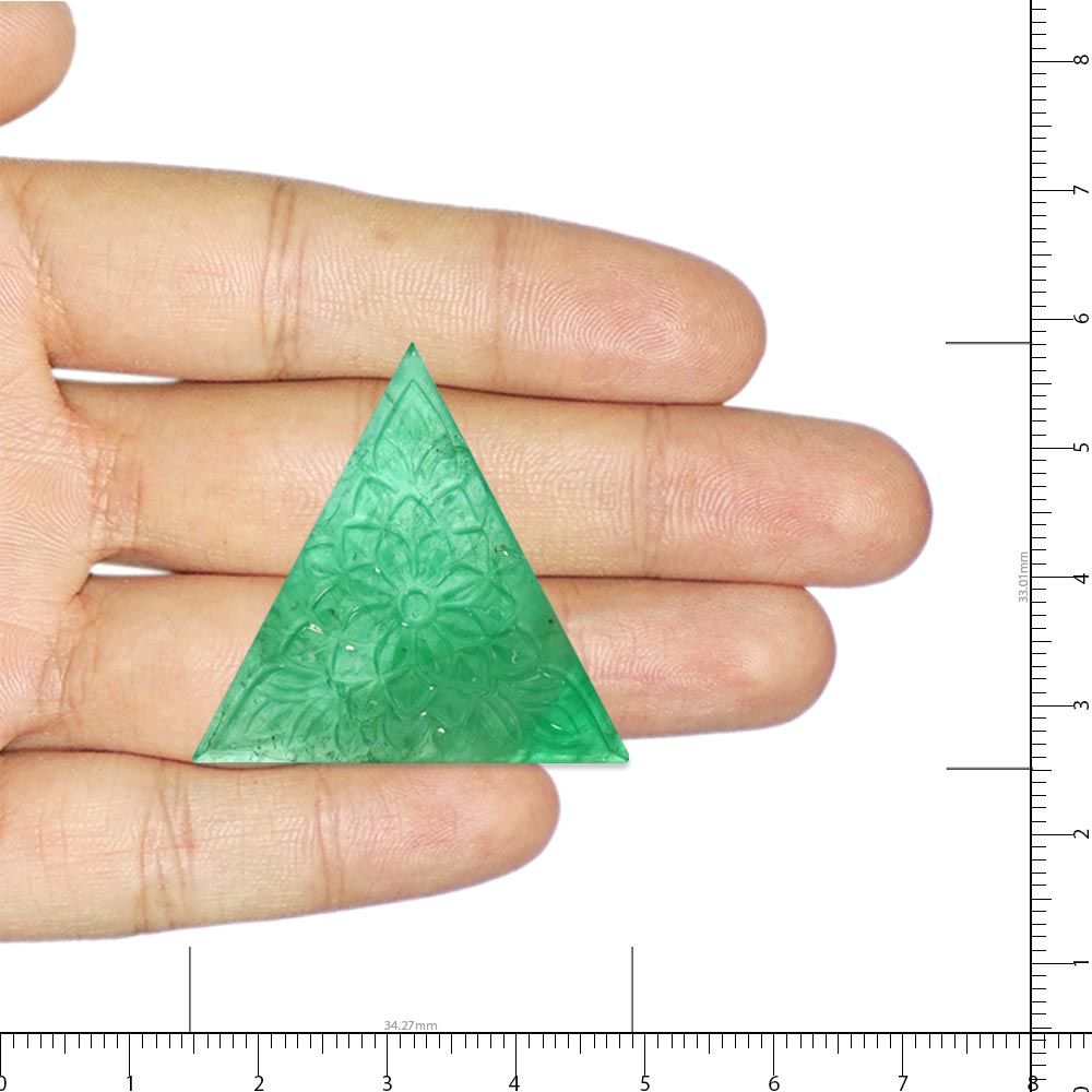 Emerald Carving - 48.55 Carat