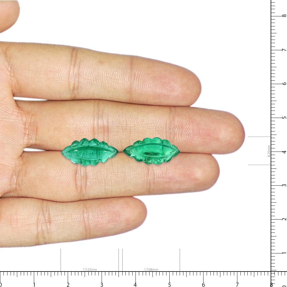 Emerald Carving - 9.88 Carat