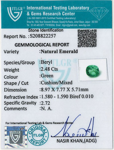 Emerald Colombia - 2.48 Carat