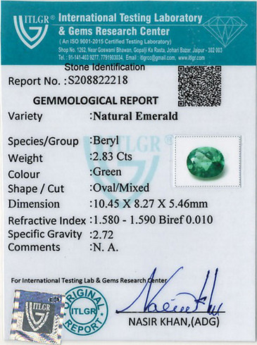 Emerald Colombia - 2.83 Carat