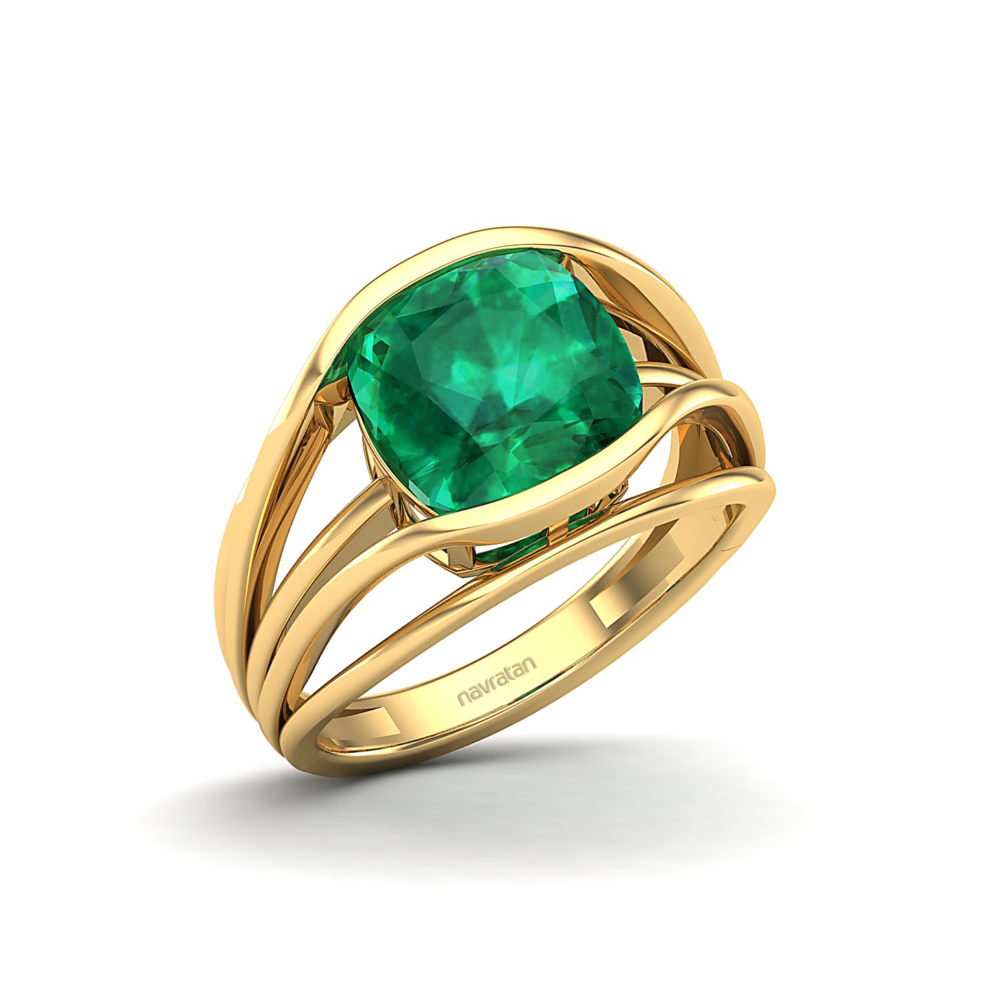 Emerald Gold Rings