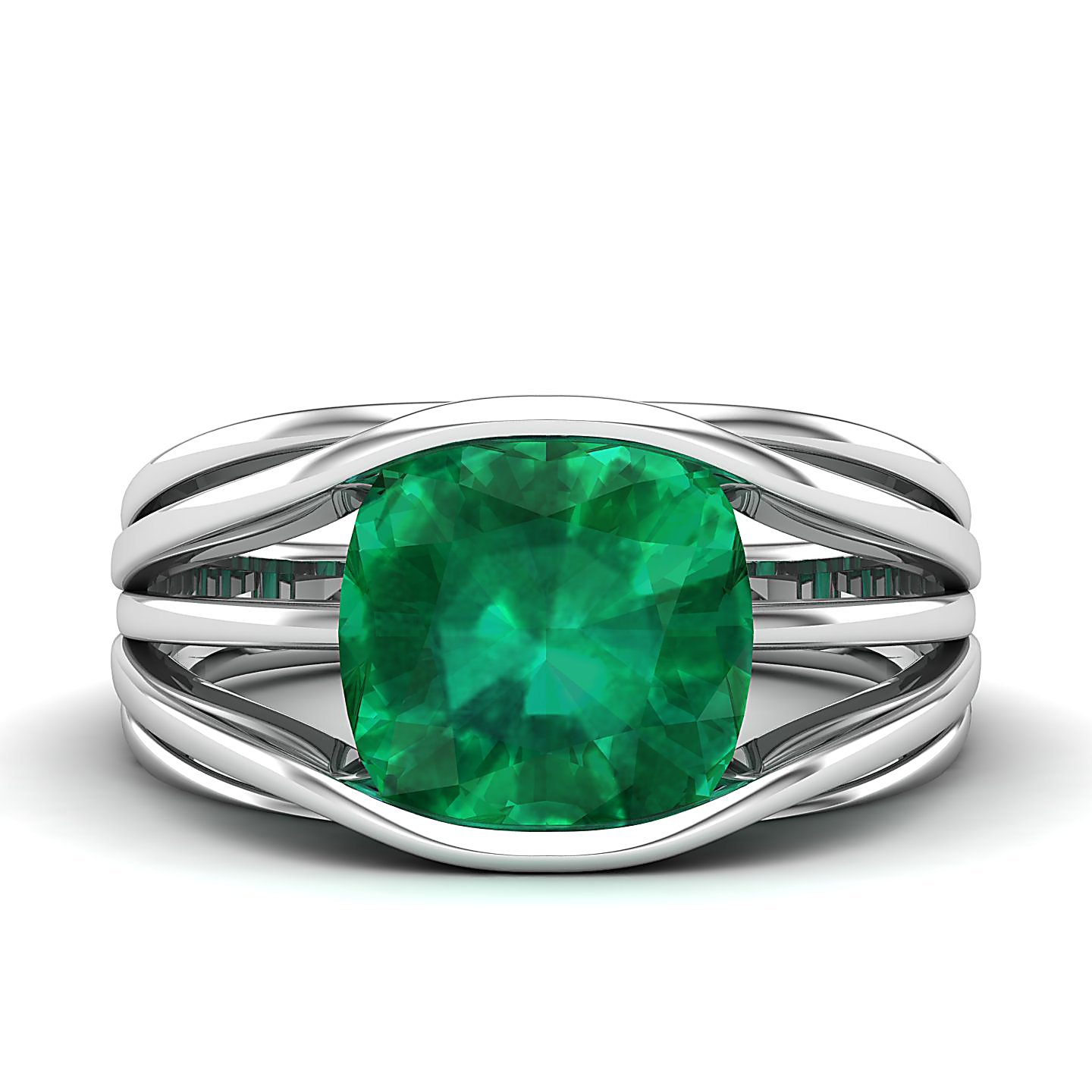 Emerald Gold Rings