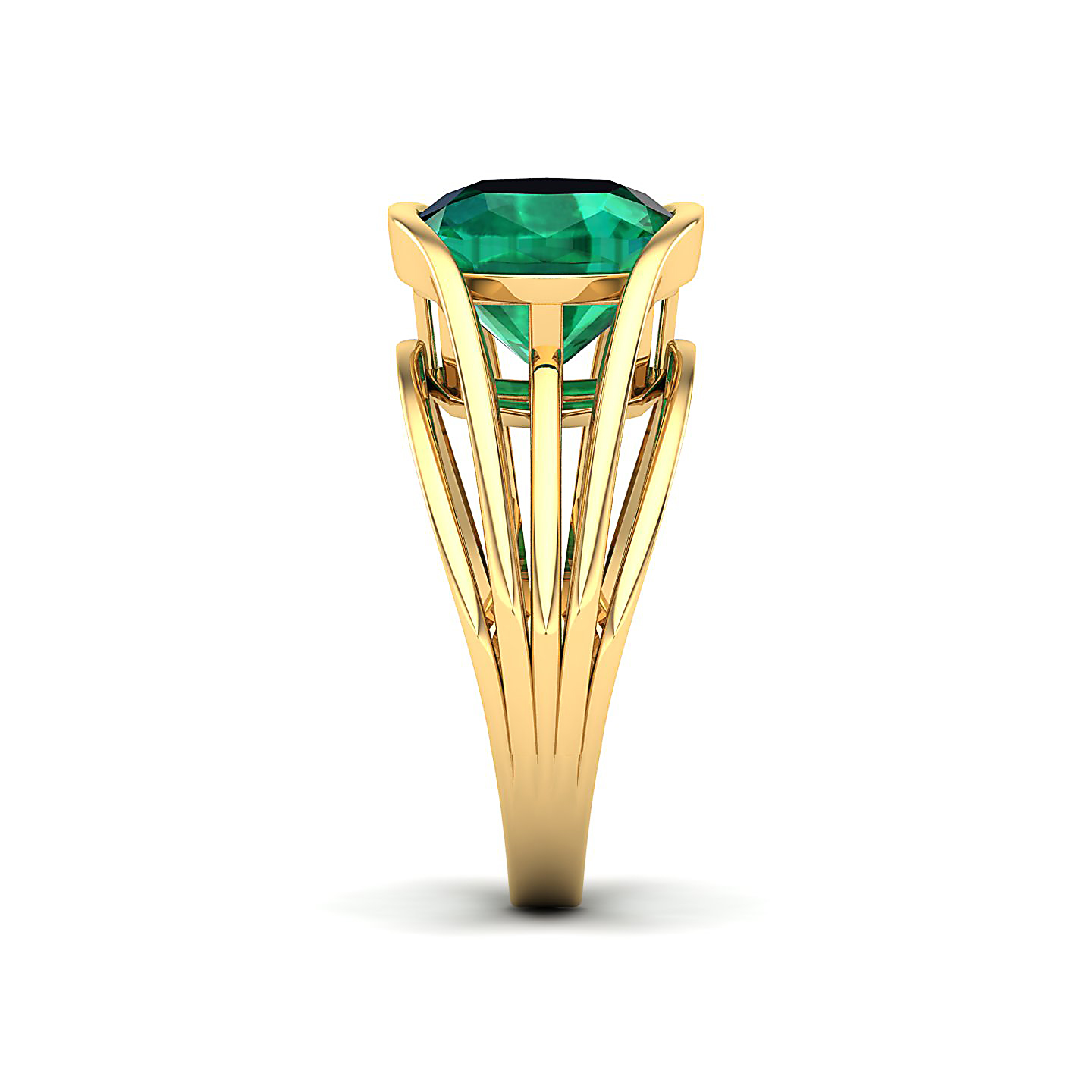 Emerald Gold Rings
