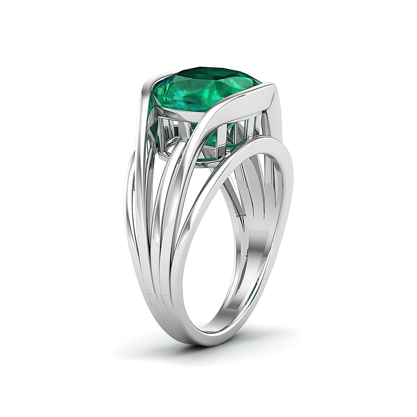 Emerald Gold Rings