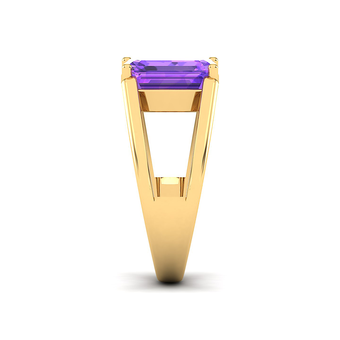 Eternal Amethyst Gold Rings