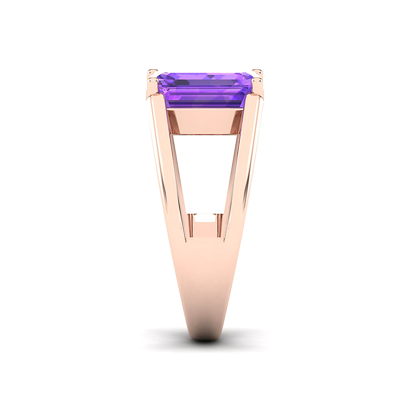 Eternal Amethyst Gold Rings