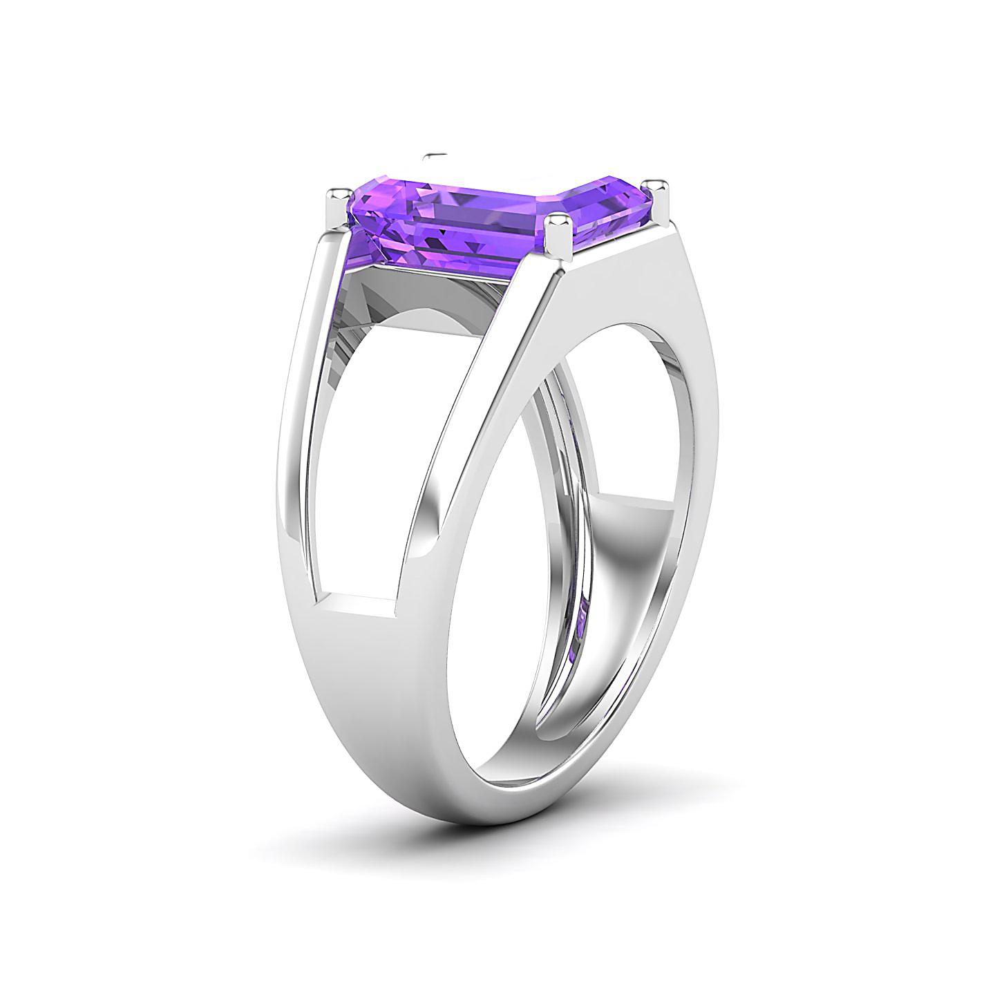 Eternal Amethyst Gold Rings