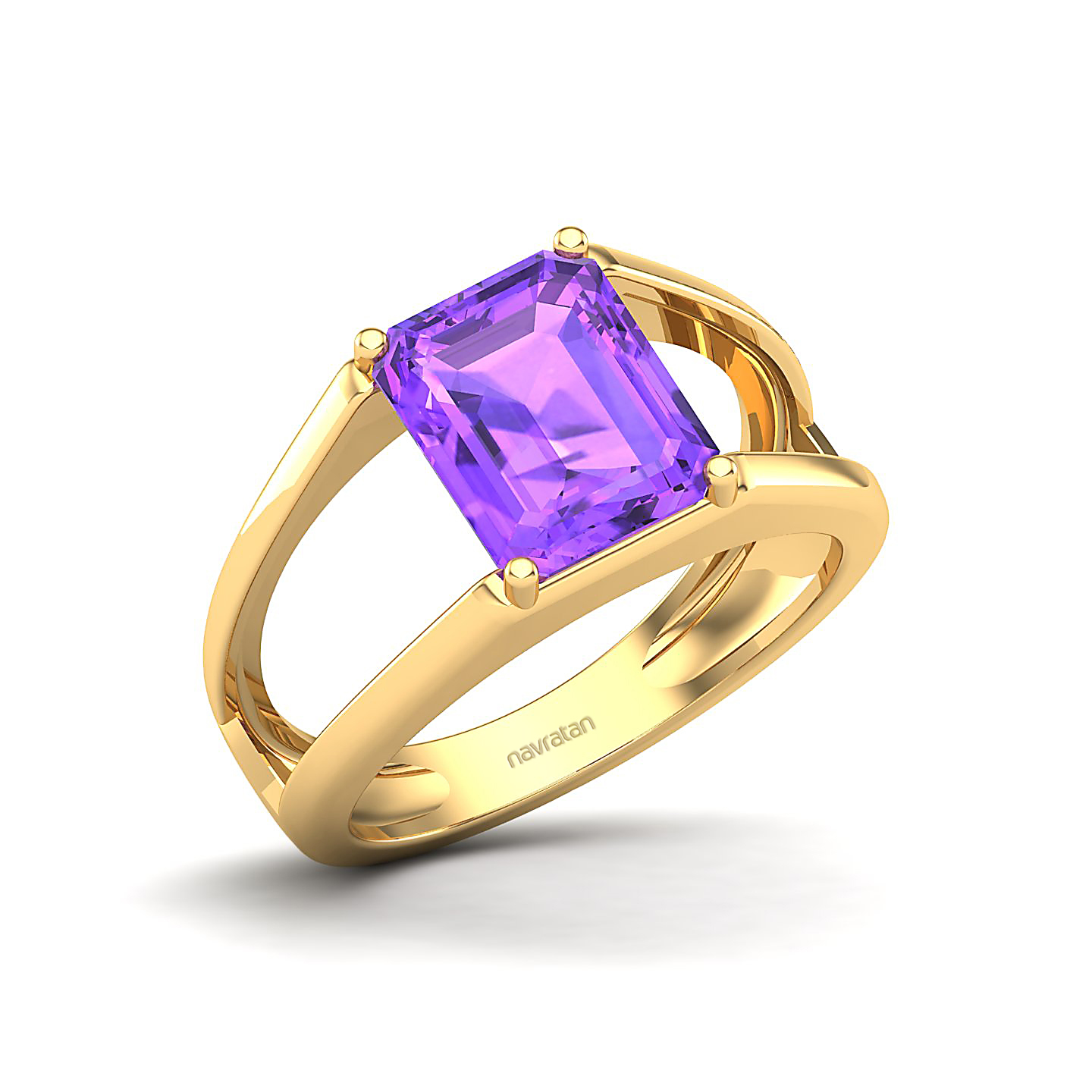 Eternal Amethyst Gold Rings