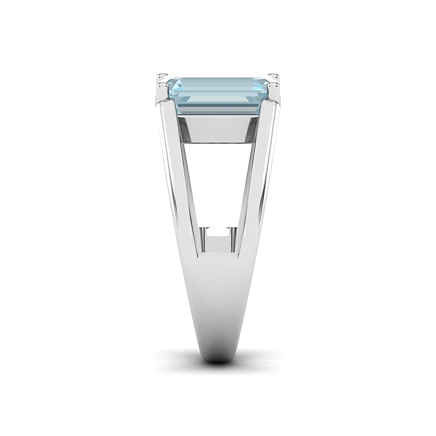 Eternal Aquamarine Gold Rings