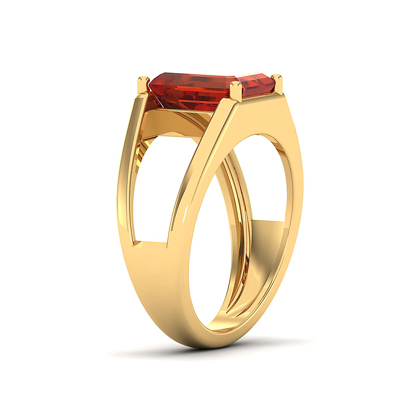 Eternal Hessonite Gold Rings