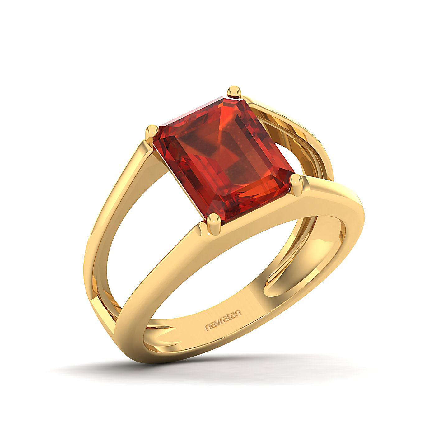 Eternal Hessonite Gold Rings