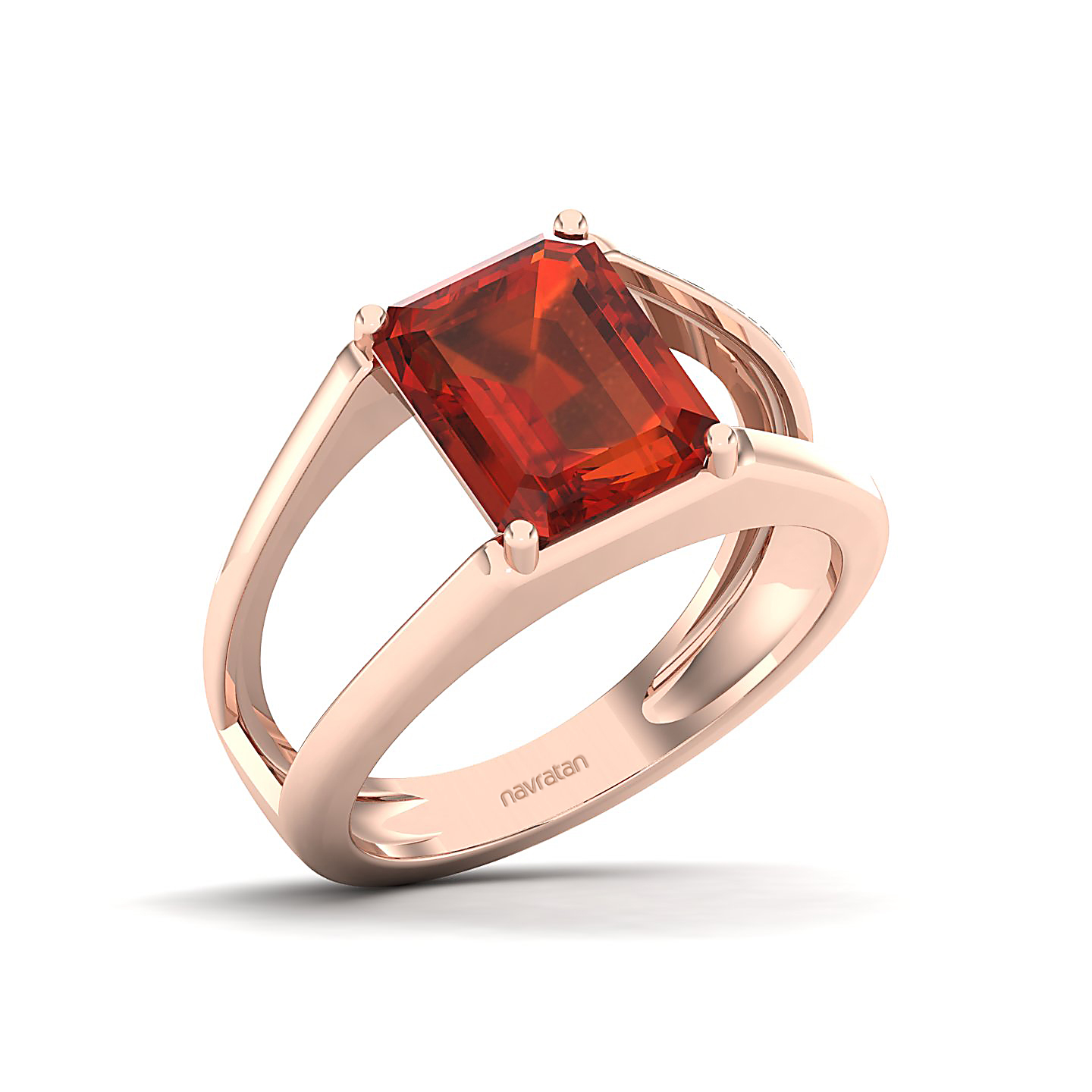 Eternal Hessonite Gold Rings