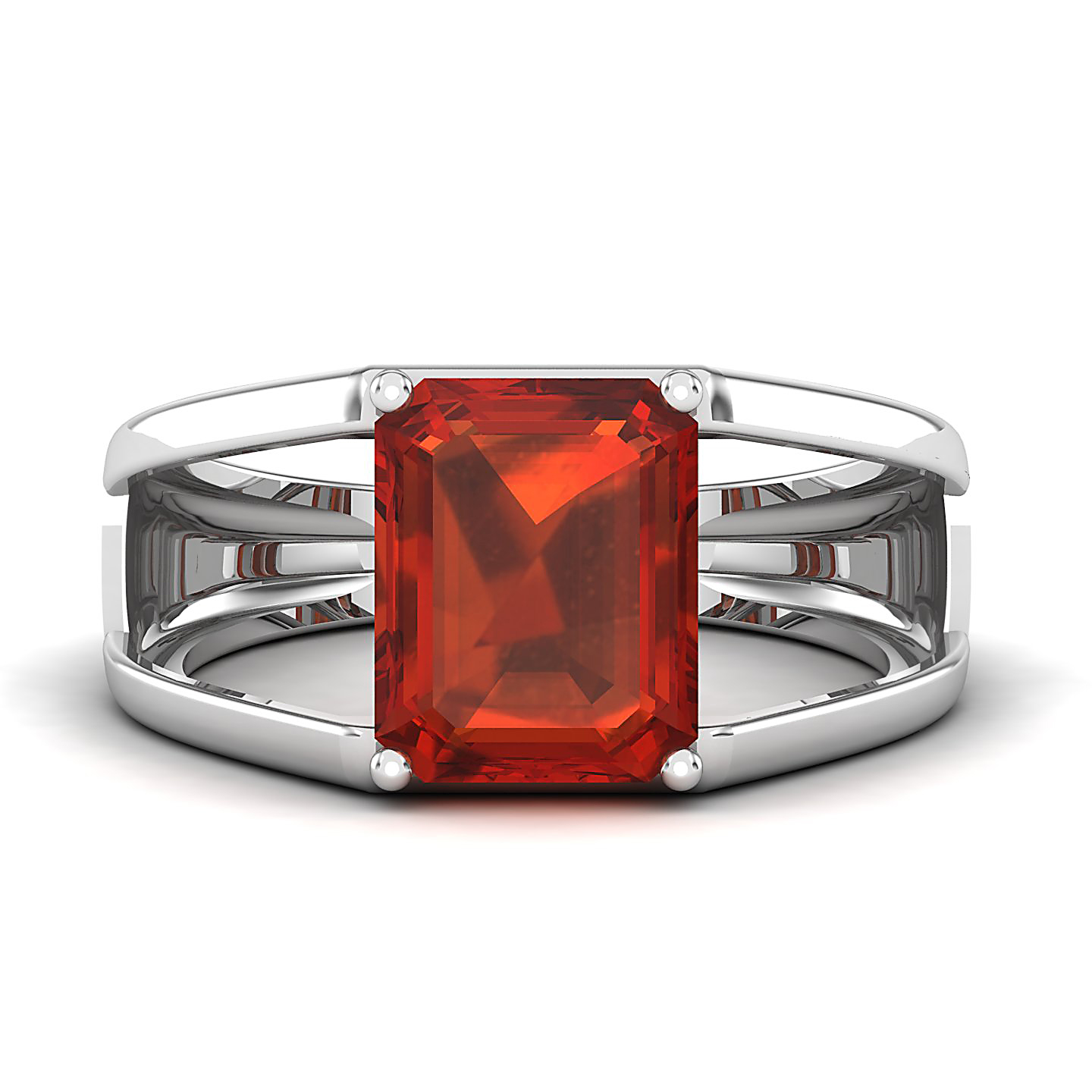 Eternal Hessonite Gold Rings