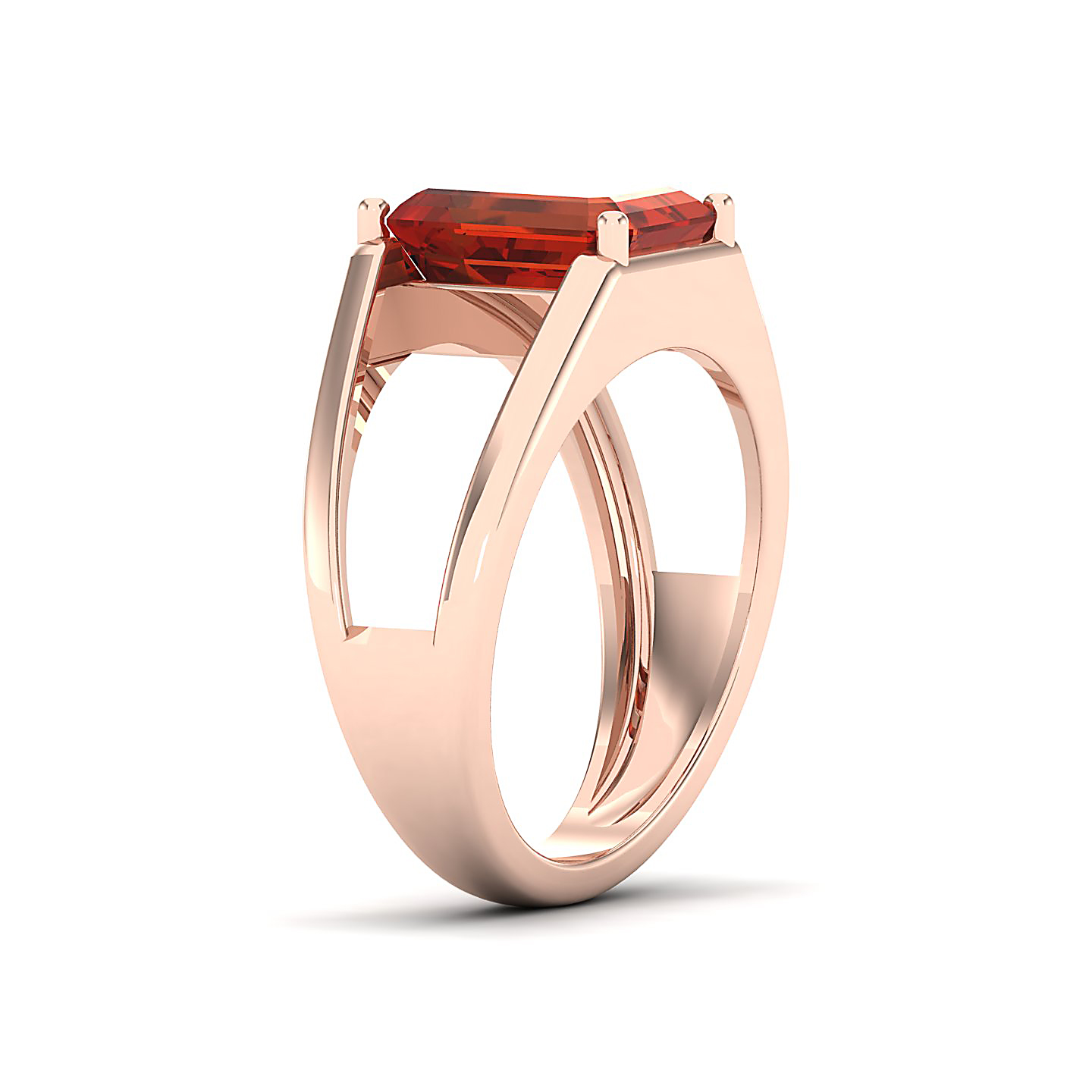 Eternal Hessonite Gold Rings