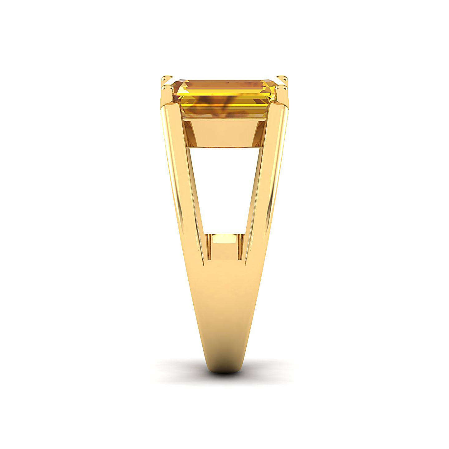 Eternal Yellow Sapphire Gold Rings