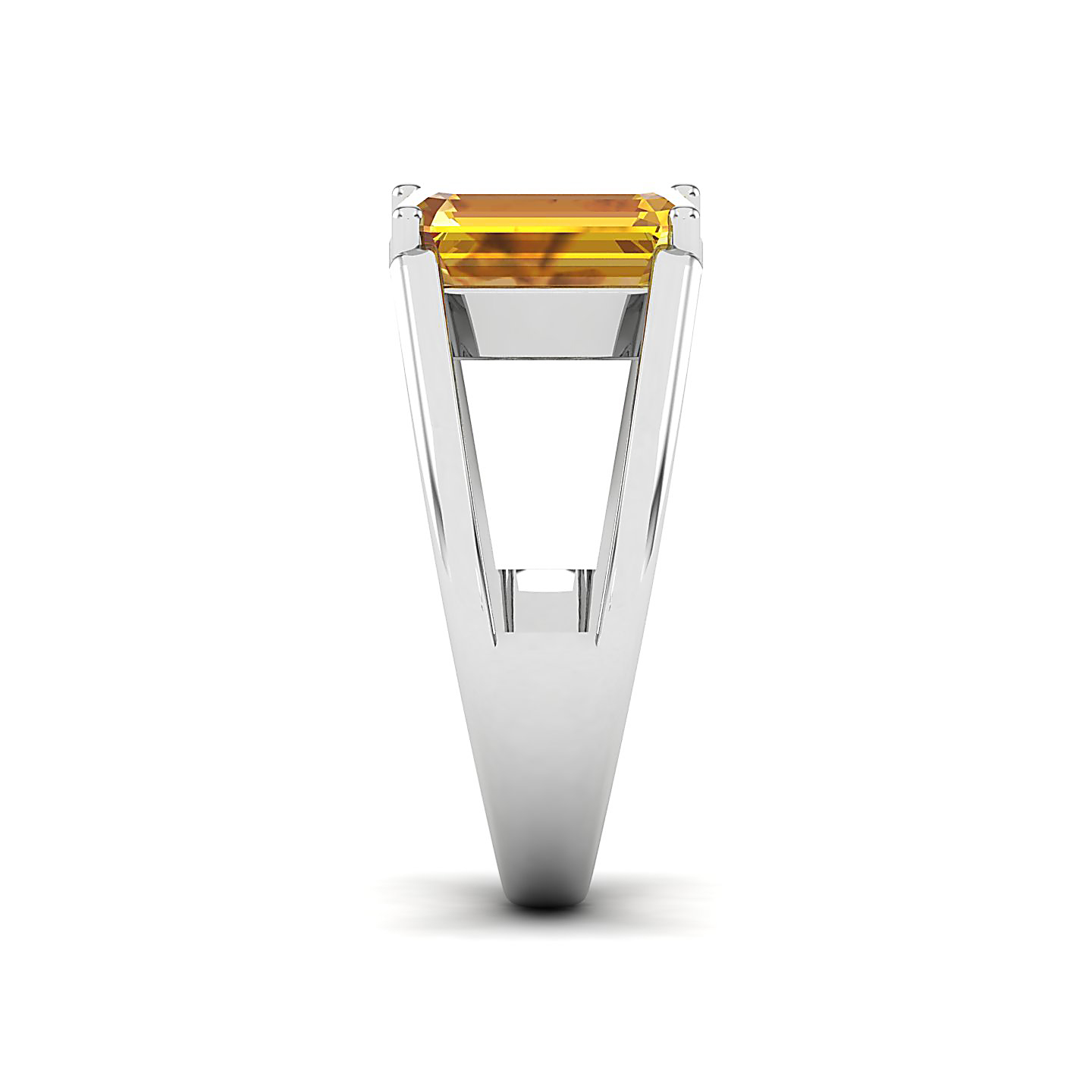 Eternal Yellow Sapphire Gold Rings