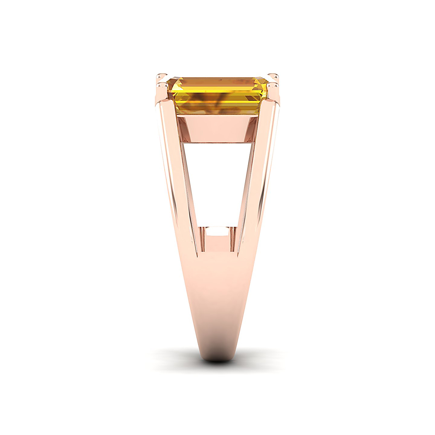 Eternal Yellow Sapphire Gold Rings