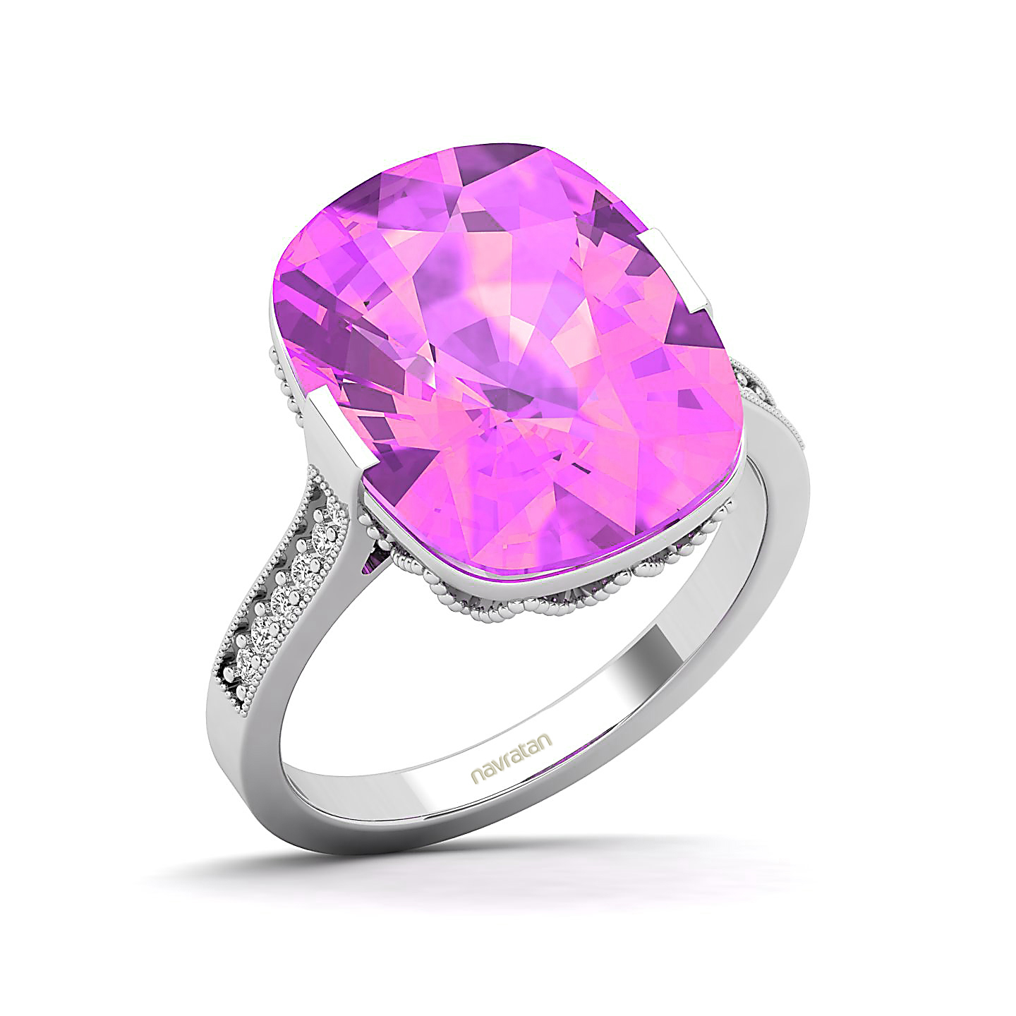Ethereal Beauty Pink Sapphire Ring